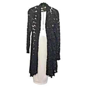 Surrealist Boho lacy Kimono top Size 2